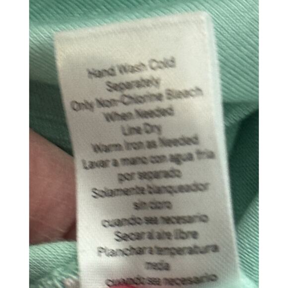 Venus Mint Green Lace Scoop Neck Embroidered Sleeveless Tank Top Size L - Picture 7 of 7